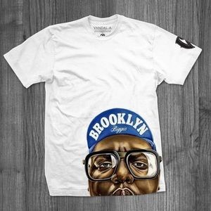BIGGIE RED HAT T-SHIRT